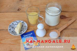 Couscous porridge with milk